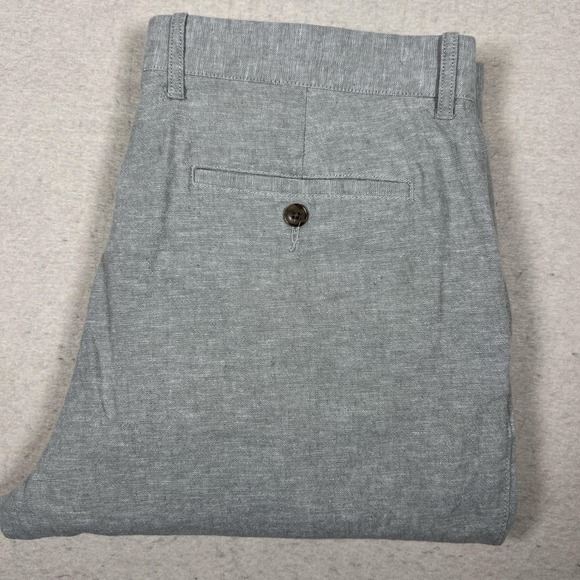 J. Crew Factory Other - J.Crew Linen Blend Chino Pants‎ Mens 36x31 Gray Straight Leg Casual Lightweight